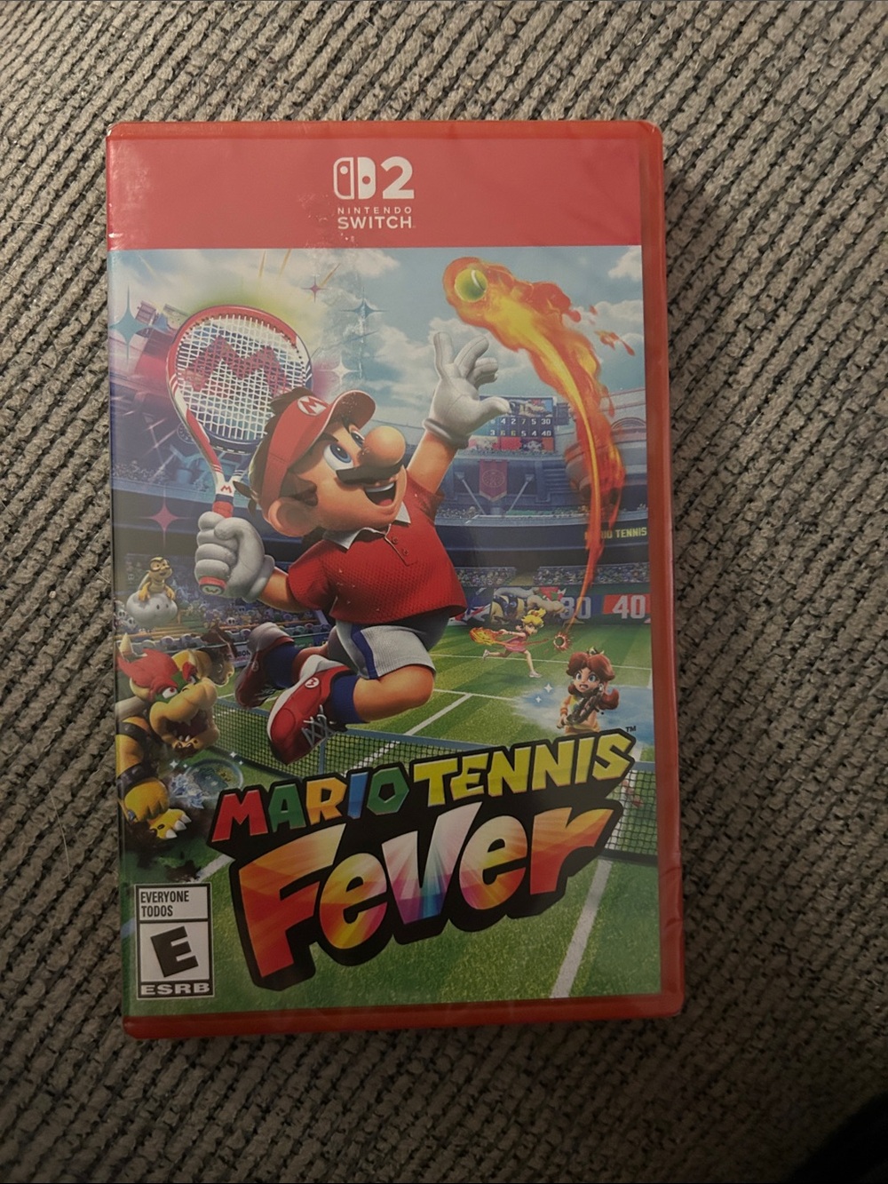 Nintendo Mario Tennis Fever - Red & Multicolor Cover